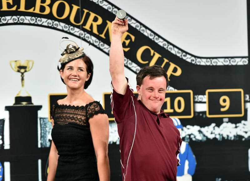 Jockey Michelle Payne, strapper Steve Payne