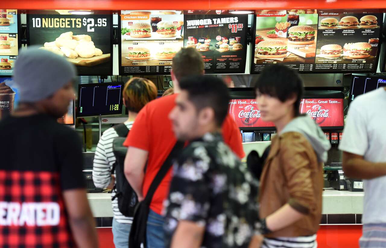 A fast food restaurant in Brisbane.