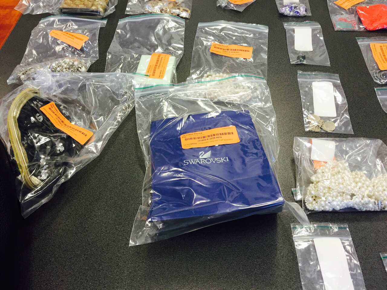 About 500 high-end goods, allegedly stolen by one man over 10 years, will go on display on January 8 and 9 at Oakleigh police station in an effort to match owners with the possessions stolen from them years ago.