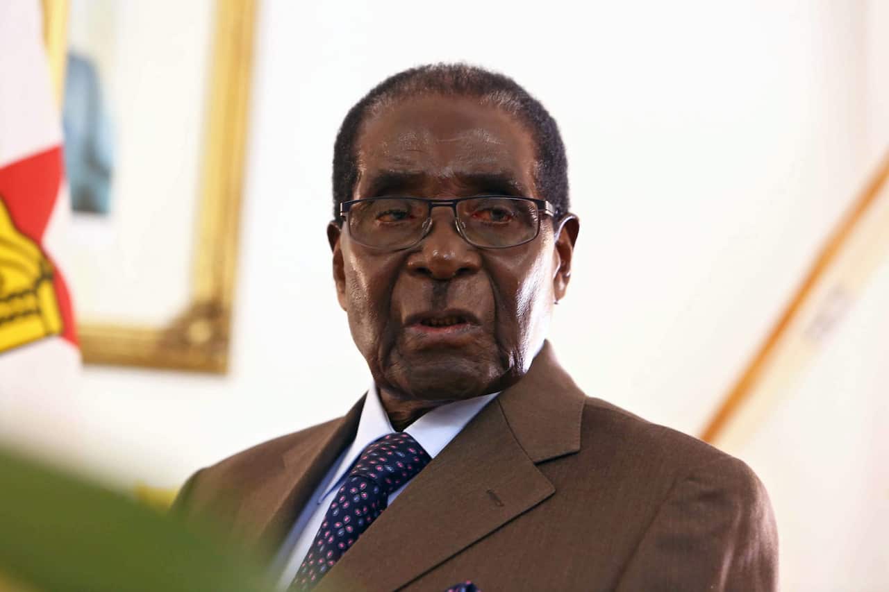 Zimbabwean President Robert Mugabe
