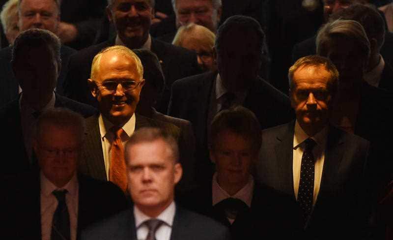 Prime Minister Malcolm Turnbull and Leader of the Opposition Bill Shorten