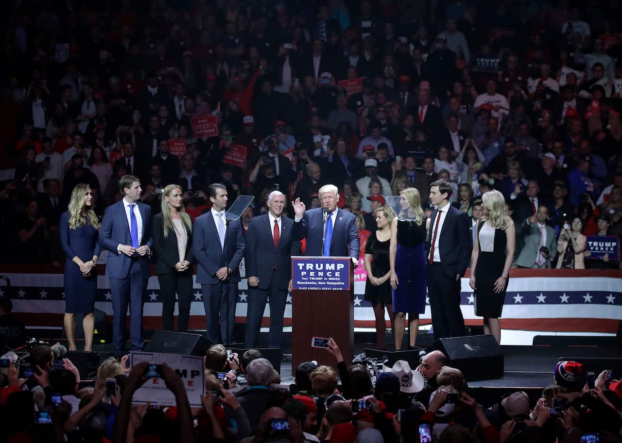 Republican presidential candidate Donald Trump 