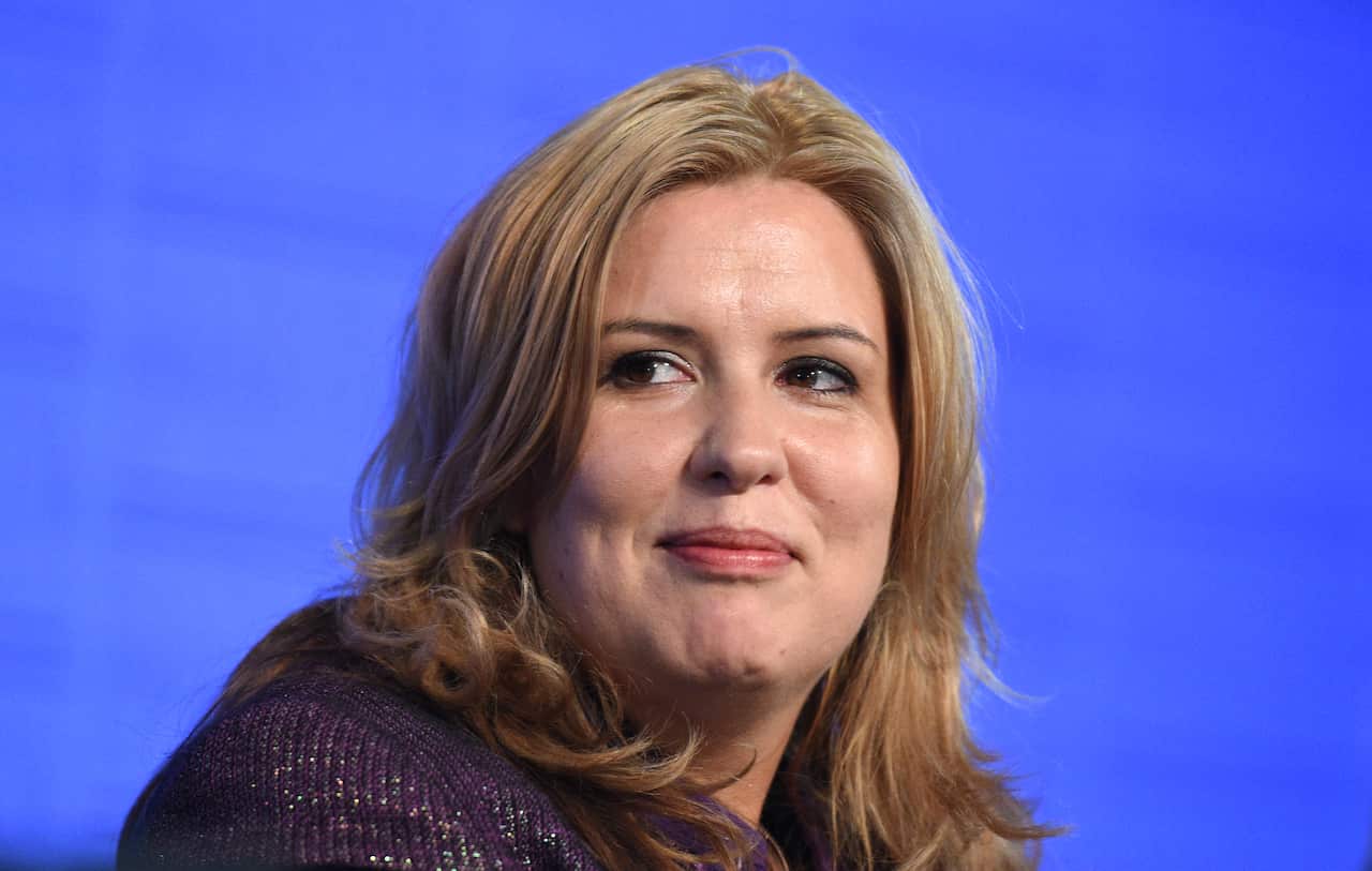 Entrepreneur Josephine Cashman at the National Press Club in Canberra.