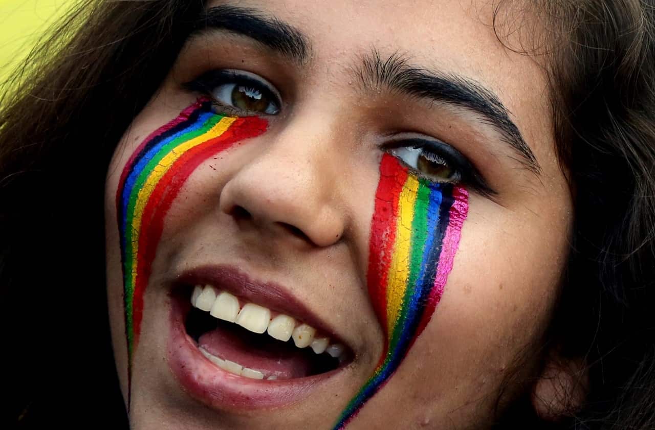 A pride parade in Bangalore.