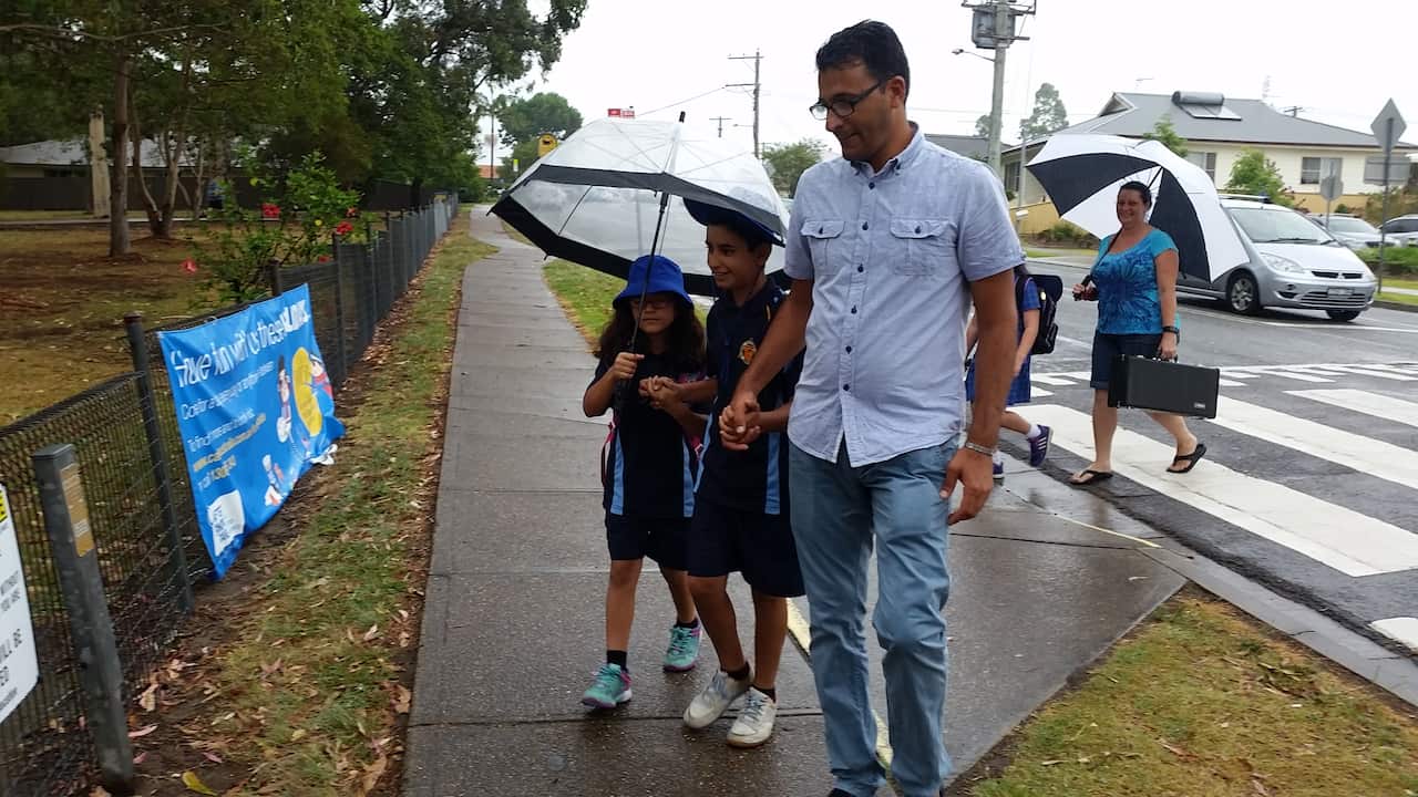 The children have been enrolled at a local school
