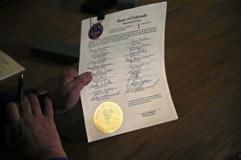 Electoral College vote