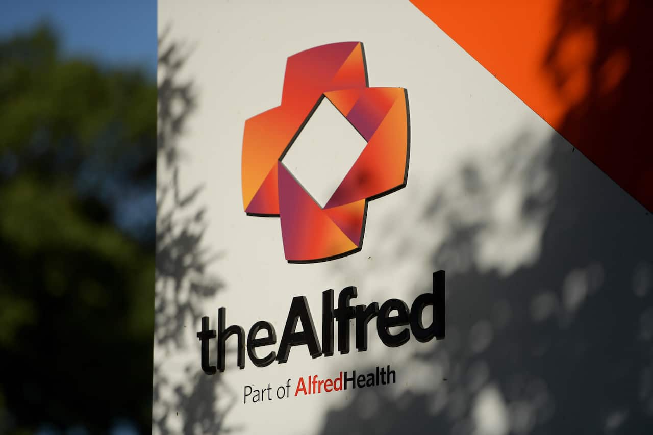 The Alfred Hospital in Melbourne, Australia, Sunday, Jan. 22, 2017. (AAP Image/Tracey Nearmy) NO ARCHIVING