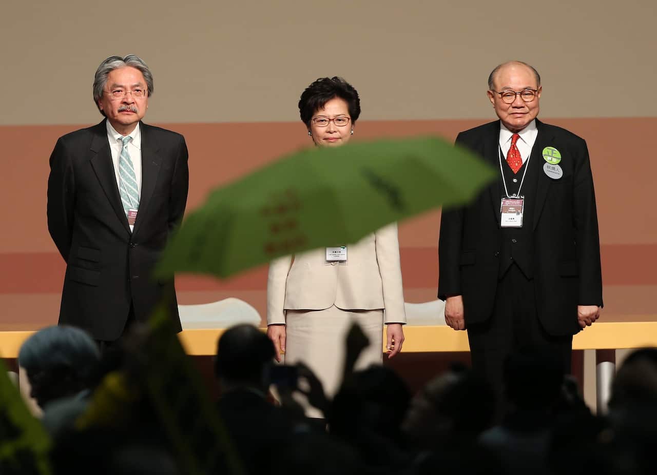 Hong Kong chief executive Carrie Lam