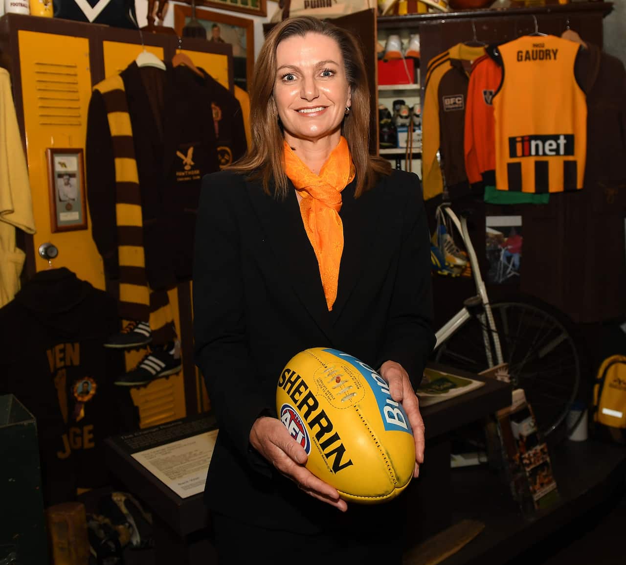 Tracey Gaudry has become the first female full-time CEO of an AFL club.