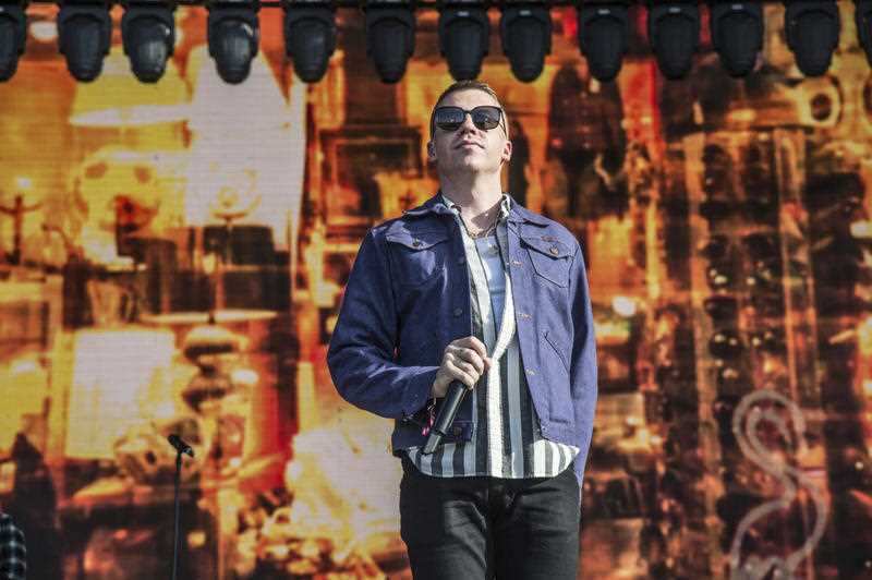 Macklemore performs at BottleRock Napa Valley Music Festival at Napa Valley Expo on Friday, May 26, 2017, in Napa, Calif.