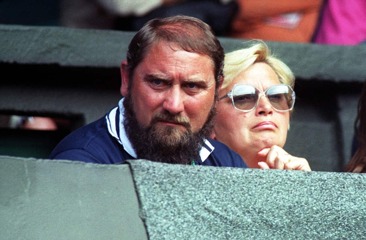(File Image) Damir Dokic, father of Australian tennis player Jelena Dokic, pictured in 1999.