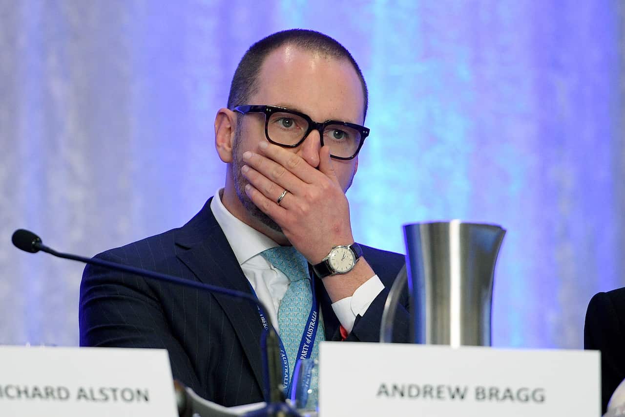 Outgoing Liberal Party federal director Andrew Bragg