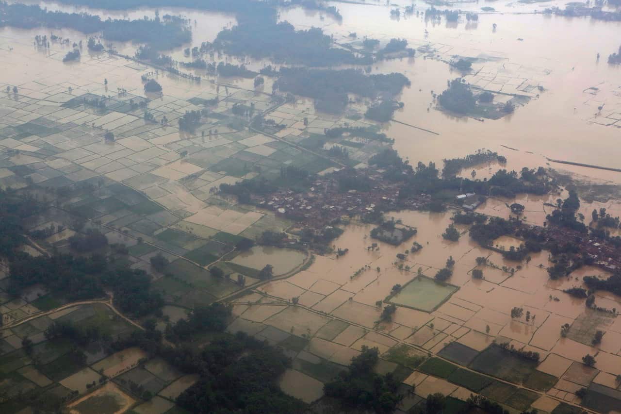 An official said torrential rain, landslides and flooding have killed dozens of people in Nepal.