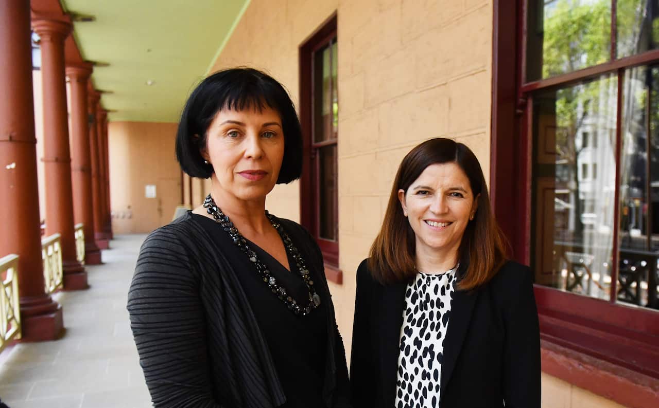 Dying with Dignity NSW board member Penny Hackett and Vice President Shayne Higson.