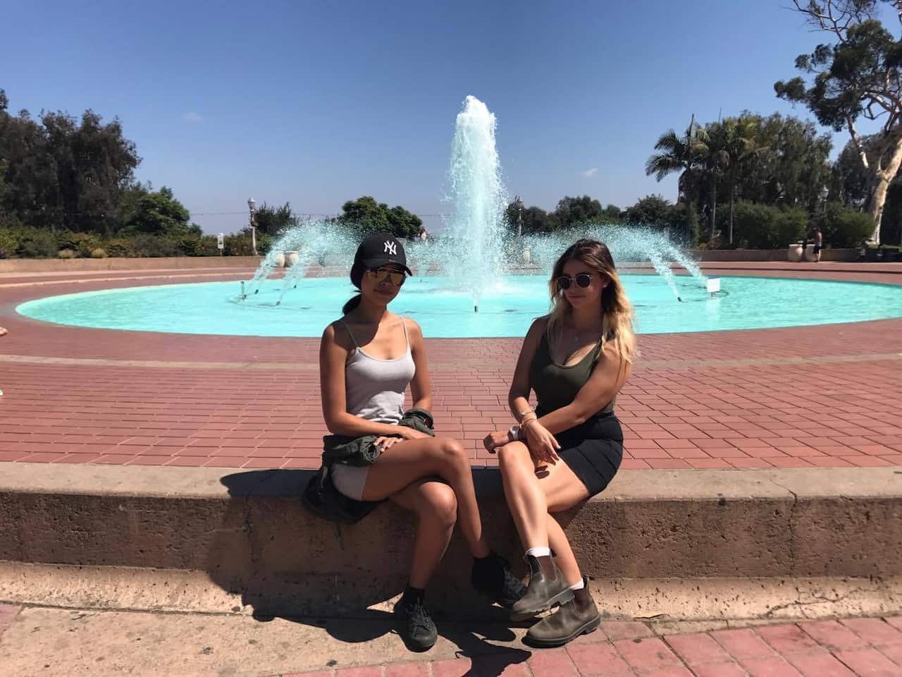 Darwin woman Sharon Kamber (R) and her friend, Miss Universe Australia 2017 Northern Territory finalist Artia Ratahi