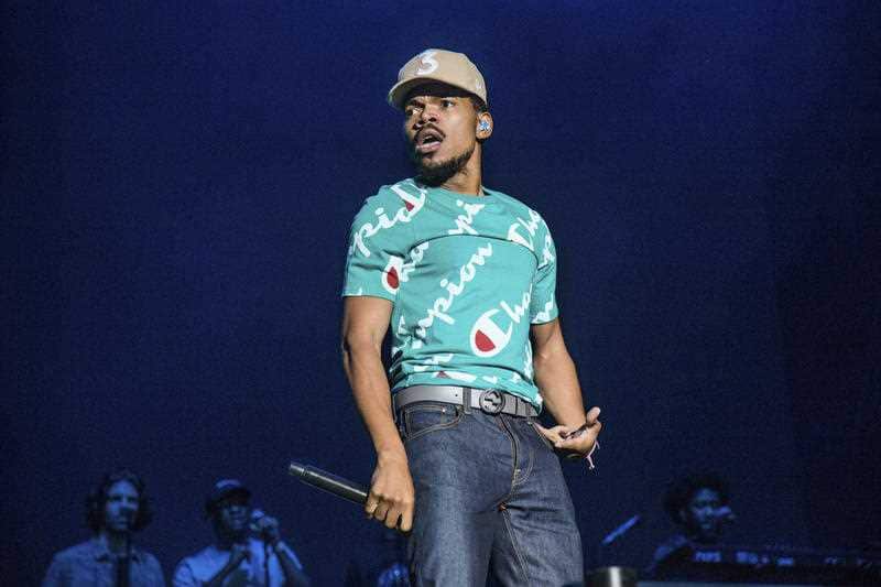 Chance The Rapper performs at the Austin City Limits Music Festival.