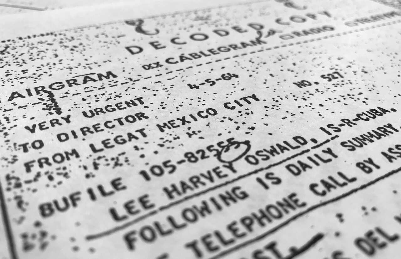File, dated April 5, 1964, details efforts to trace Lee Harvey Oswald's travel from Mexico City back to the US, released for the first time on Oct. 26, 2017