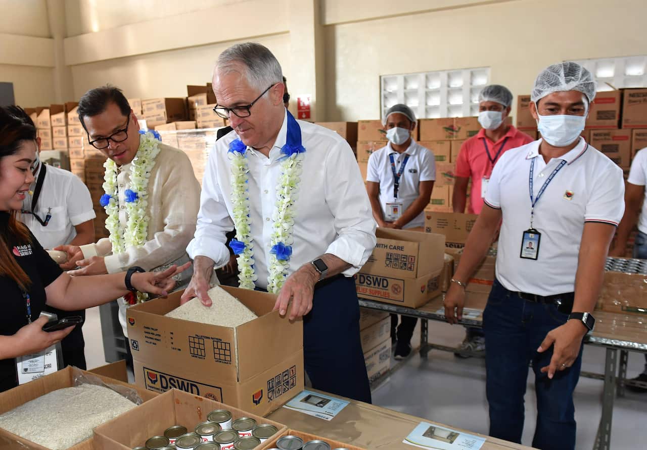 The Turnbull government has dedicated the least in foreign aid in the last five years.