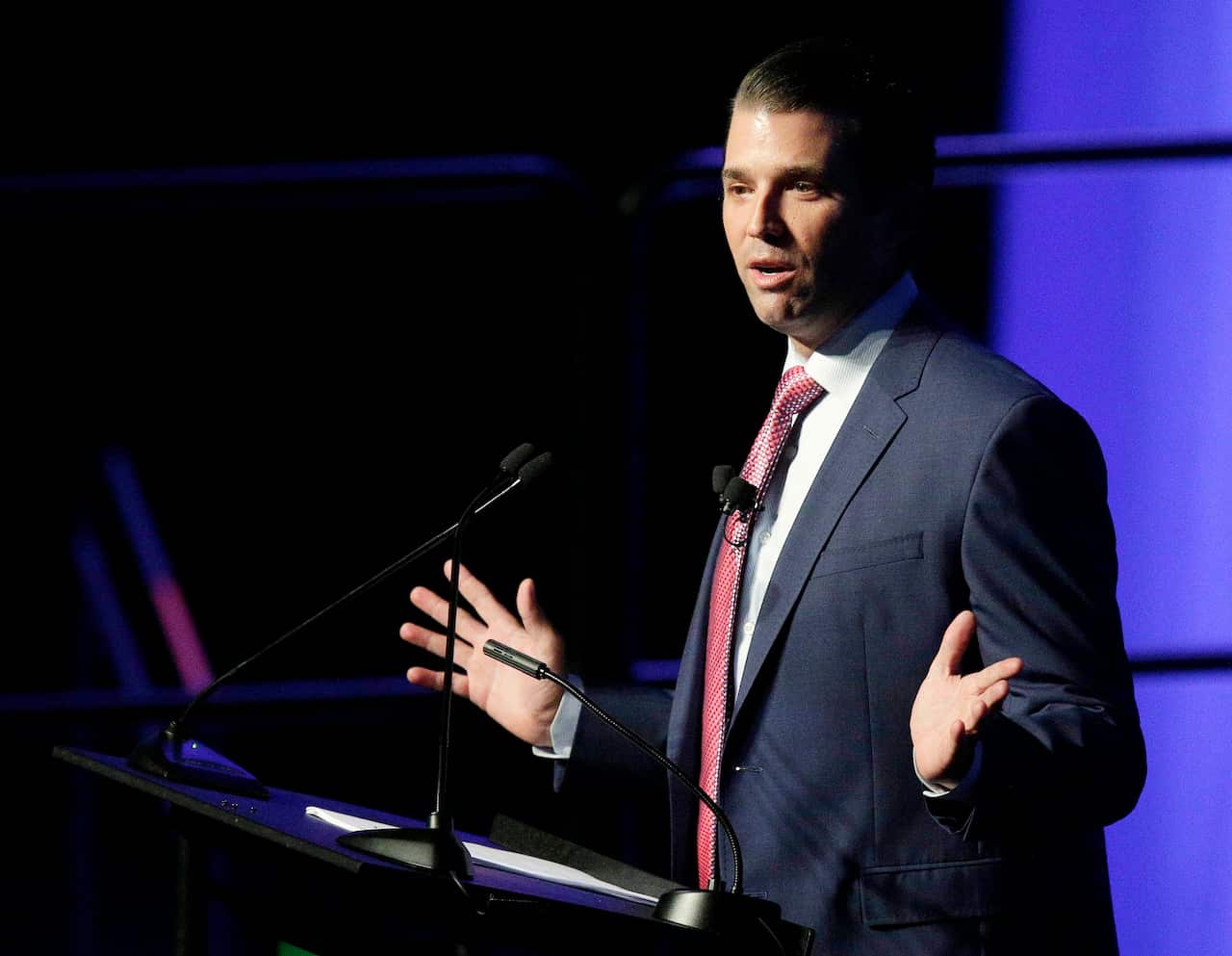 The president's oldest son, Donald Trump Jr, has tested positive for coronavirus.