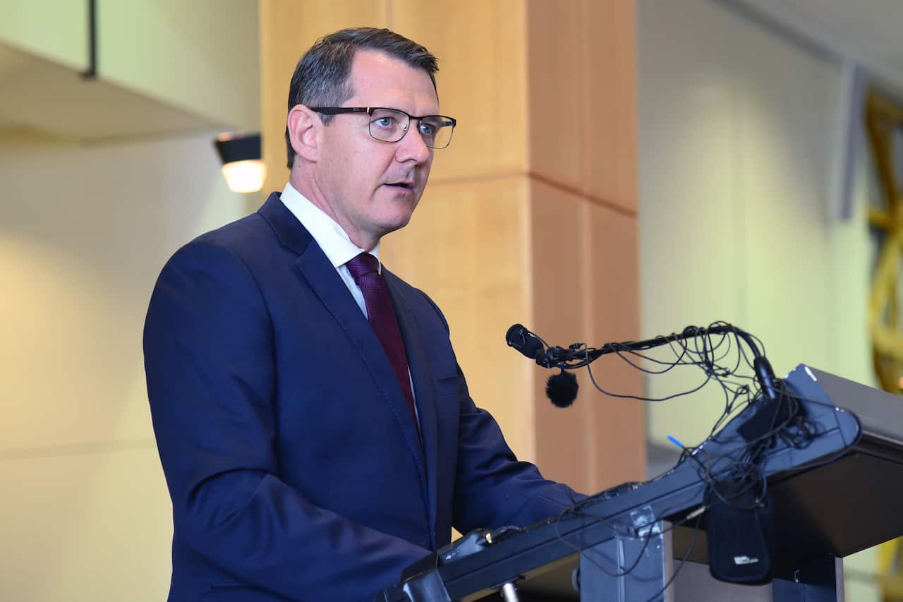Northern Territory Chief Minister Michael Gunner speaks after the Royal Commission into the Protection and Detention of Children in the Northern Territory. 
