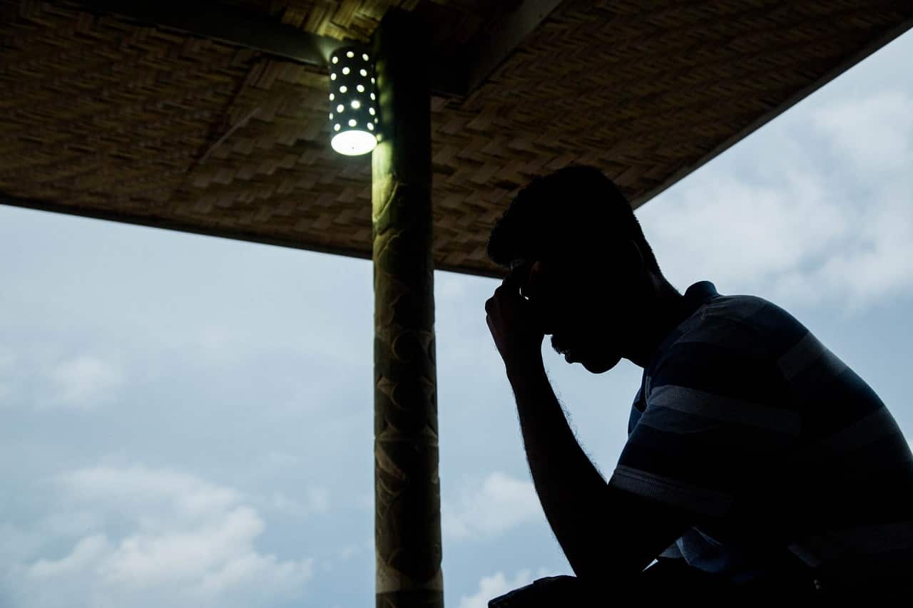 An asylum seeker on Manus Island before the facilities closed.