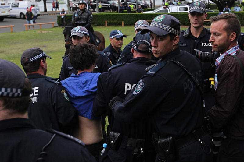 British alt-right commentator Milo Yiannopoulos' 2017 visit sparked large protests. 