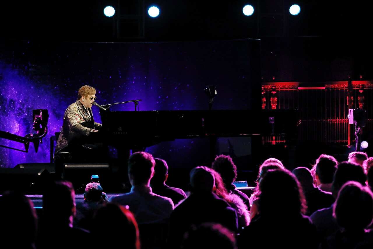 Elton John will spend three years on the road saying goodbye to his fans with a 300-dates tour he's dubbed 'Farewell Yellow Brick Road'. 