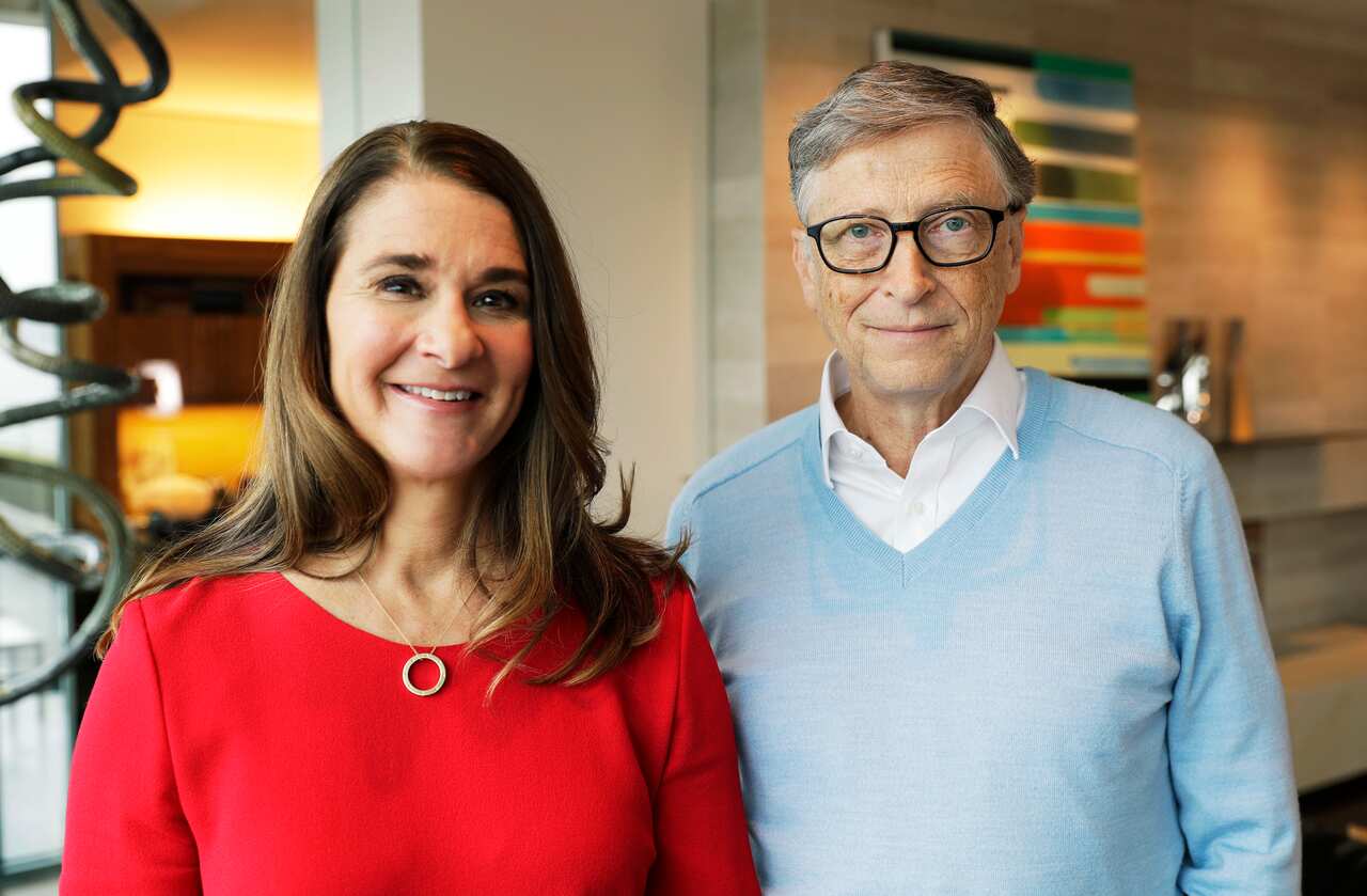 Microsoft co-founder Bill Gates and his wife Melinda.