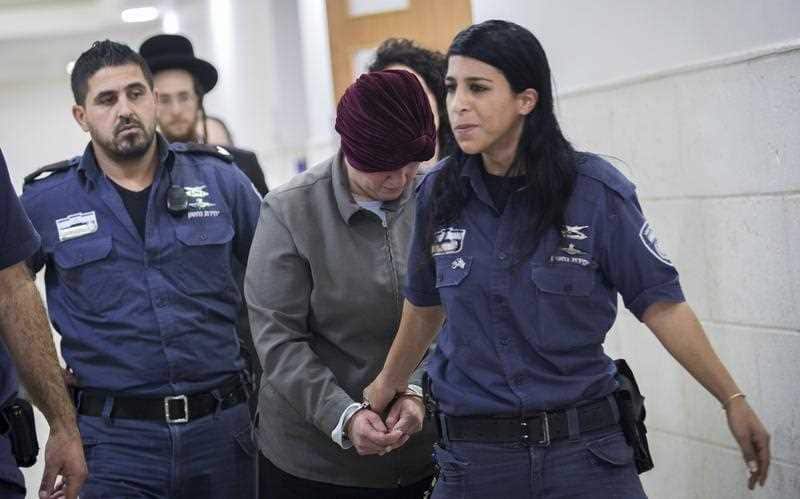 Malka Leifer is brought into an Israeli court. 