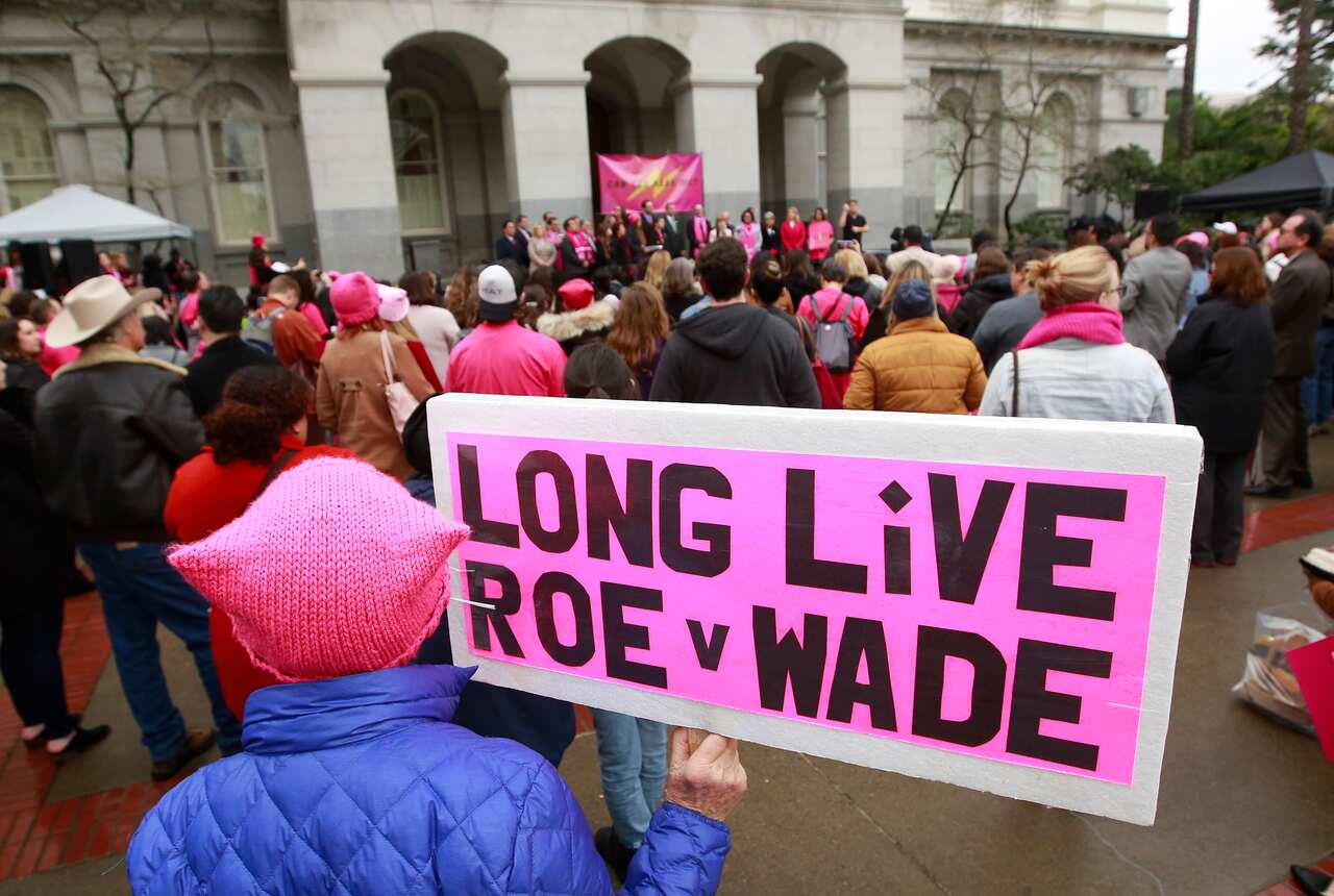 A 2018 file photo of supporters at a rally held by Planned Parenthood, commemorating the 45th anniversary of the landmark Roe vs. Wade ruling.