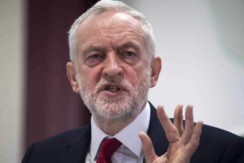Jeremy Corbyn has accused Ms May of blindly following the orders of Donald Trump.