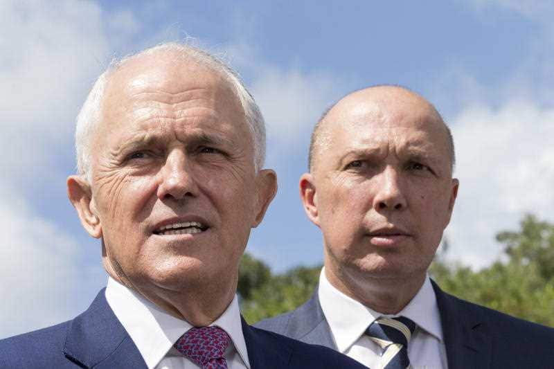 Malcolm Turnbull and Peter Dutton
