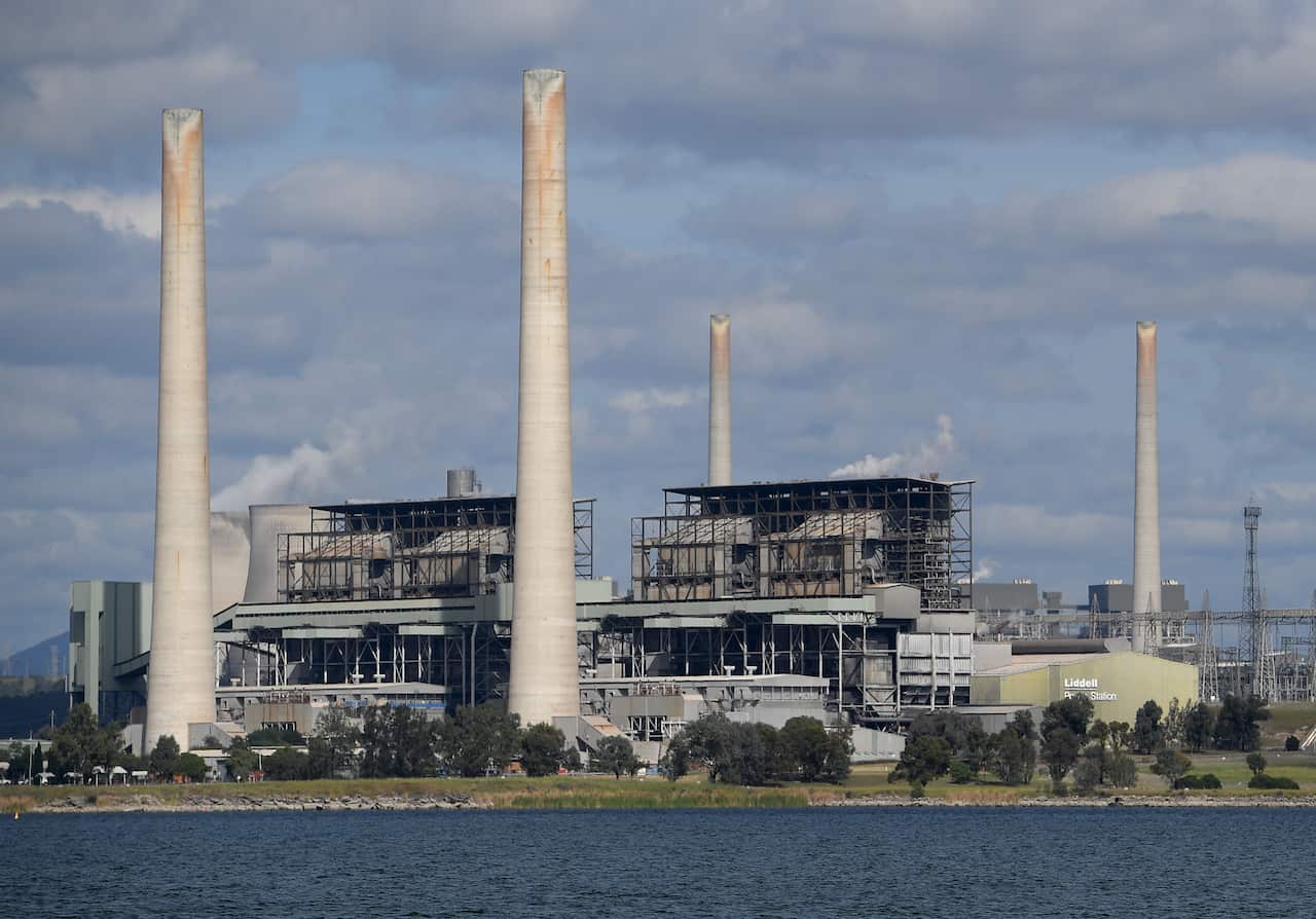 Liddell power station in Muswellbrook, in the NSW Hunter Valley region.