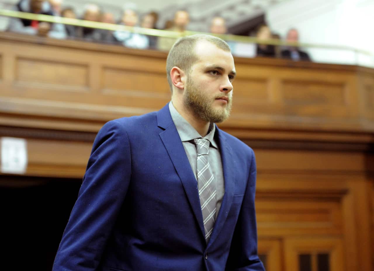 Henri van Breda in the High Court in Cape Town, South Africa.