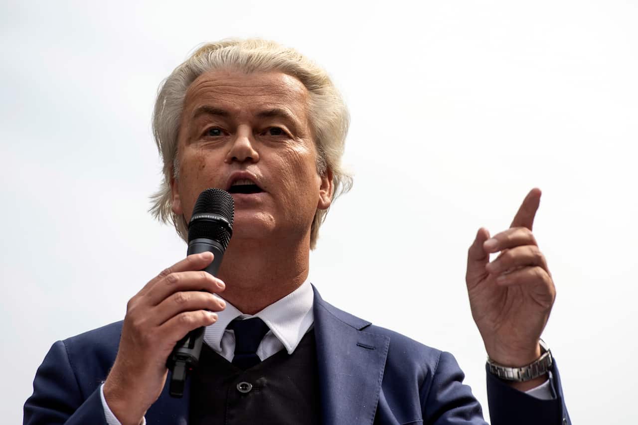 Far-right and populist Dutch politician Geert Wilders