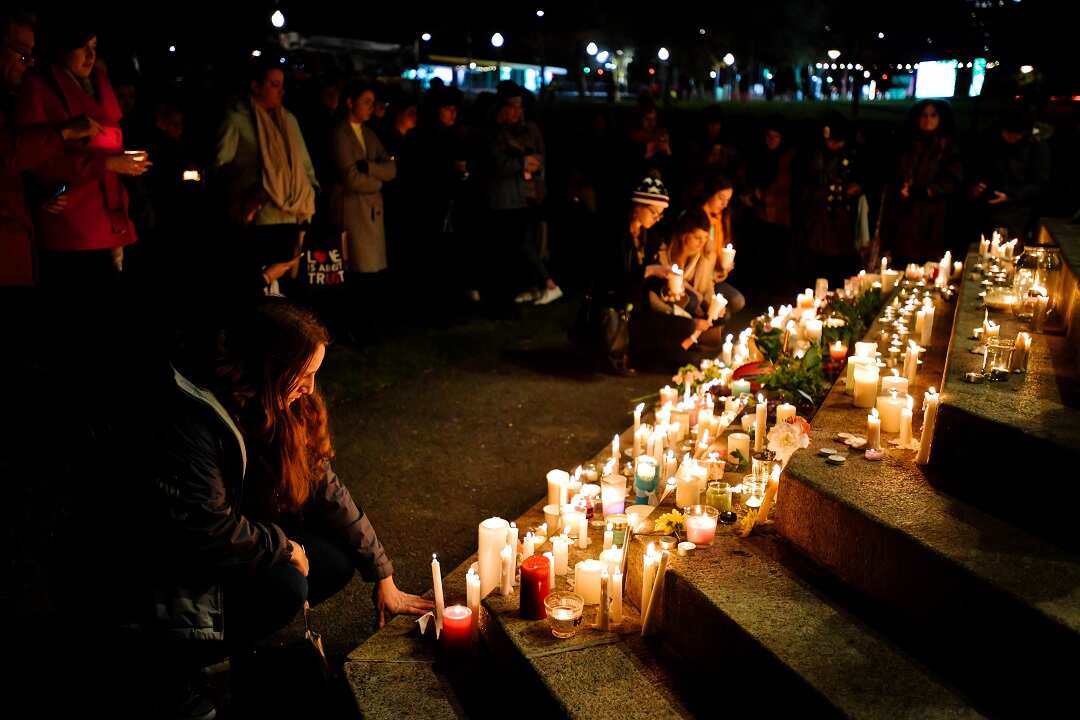 A vigil to remember Eurydice Dixon in Adelaide.