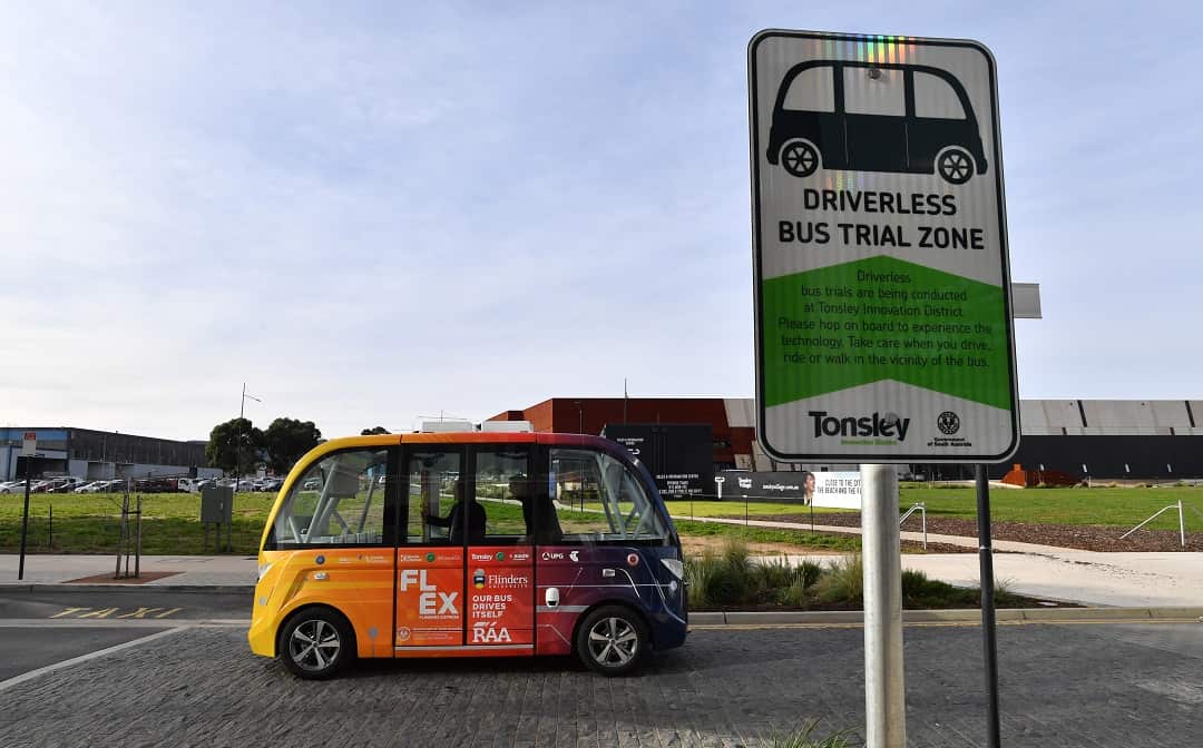 A driverless electric shuttle will start transporting members of the public around the Tonsley Innovation District.