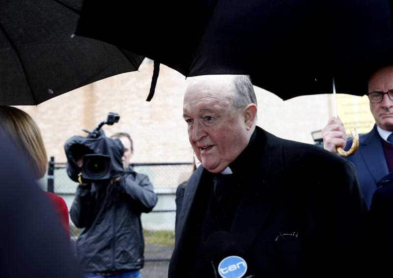 The Archbishop of Adelaide, Philip Wilson leaves Newcastle Local Court ,Tuesday, June 19, 2018.