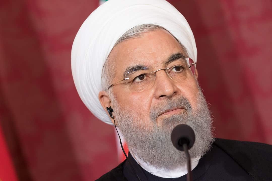 President Hassan Rouhani has demanded an end to sanctions.
