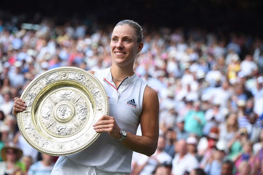 Angelique Kerber after the match.