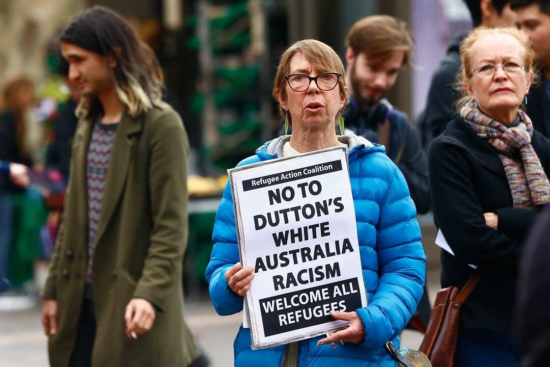 A protest in Sydney in July.