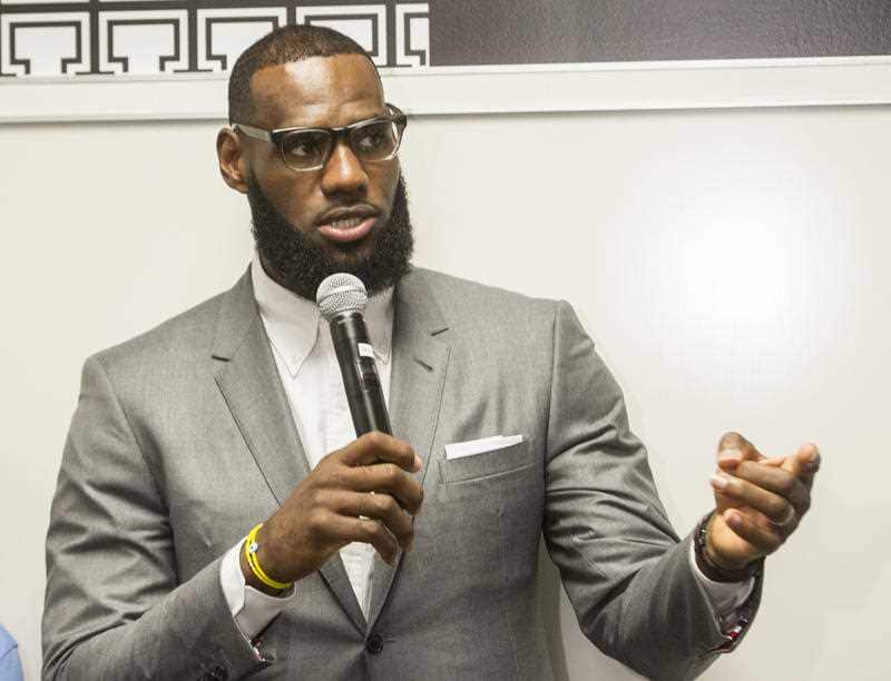 LeBron James has come under fire from the US president.