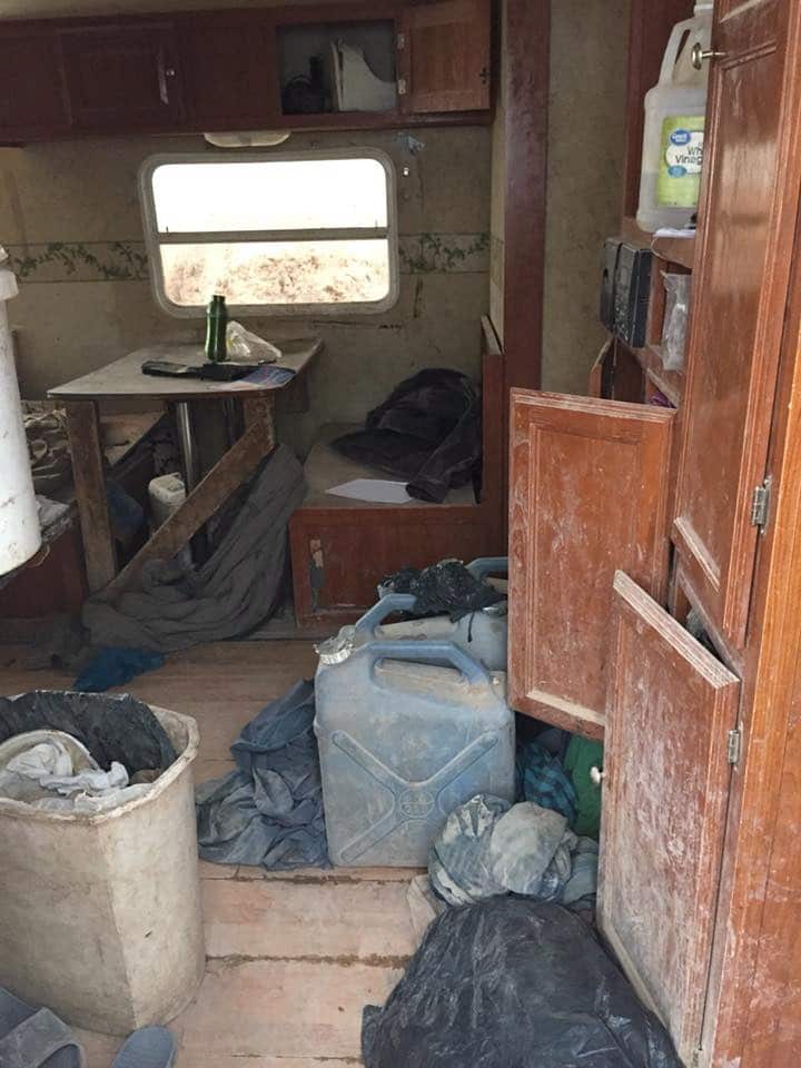 A handout photo made available by Taos County Sheriffâs Office shows a room at a compound where eleven children were found in rural Amalia, New Mexico, USA.
