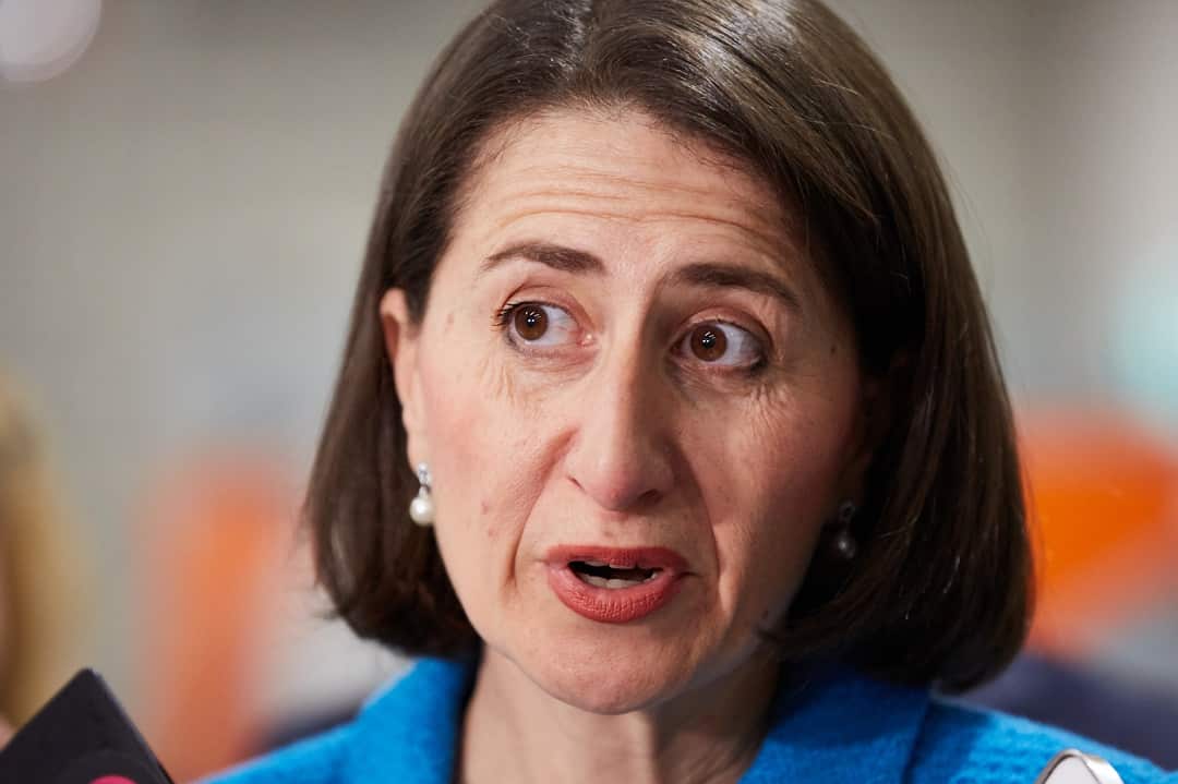 NSW Premier Gladys Berejiklian in Sydney on 7 August.