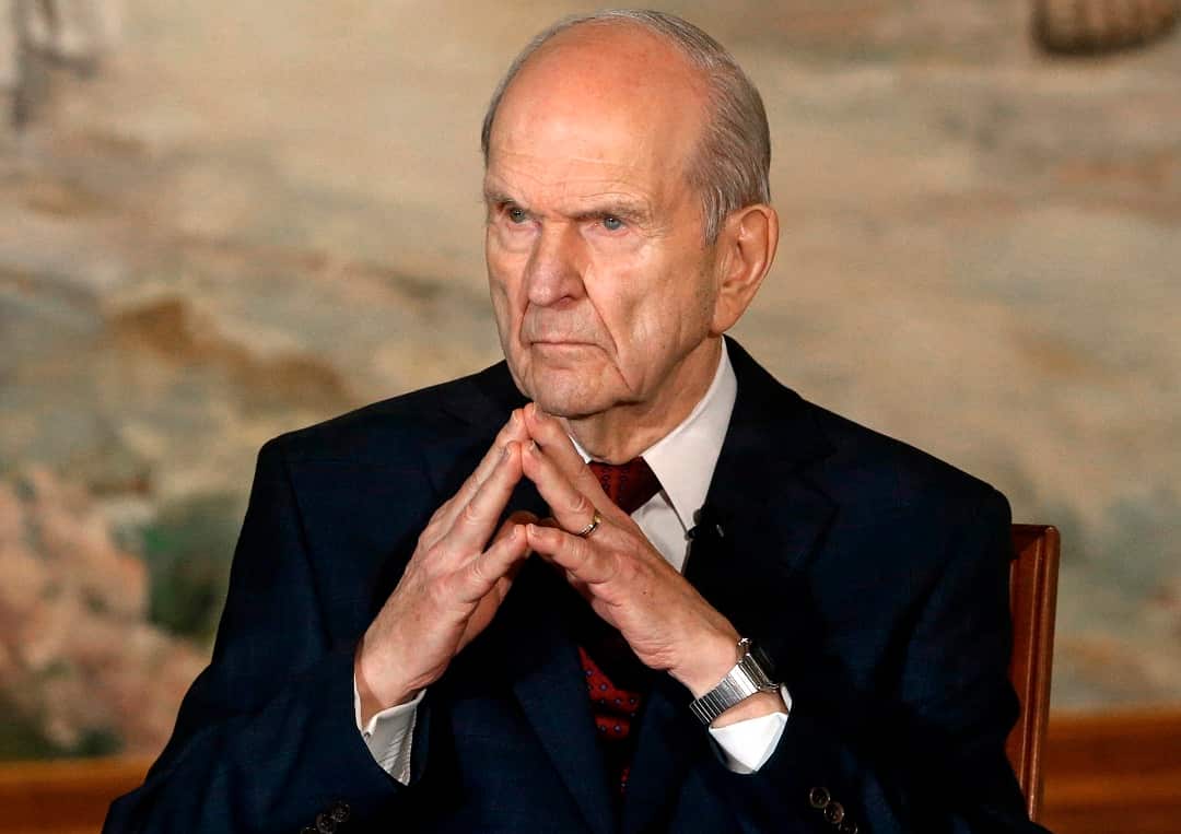 President Russell M. Nelson in Salt Lake City.
