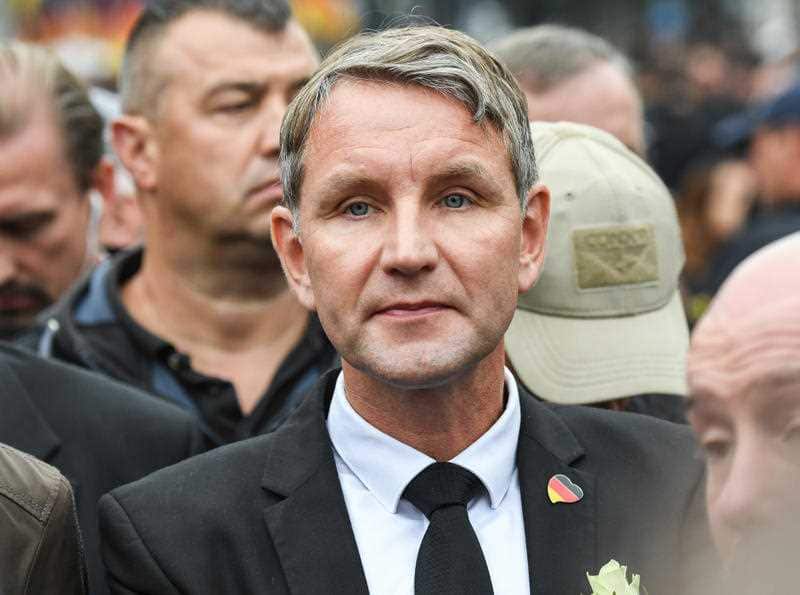 Bjoern Hoecker, leader of the Alternative for Germany, AfD.
