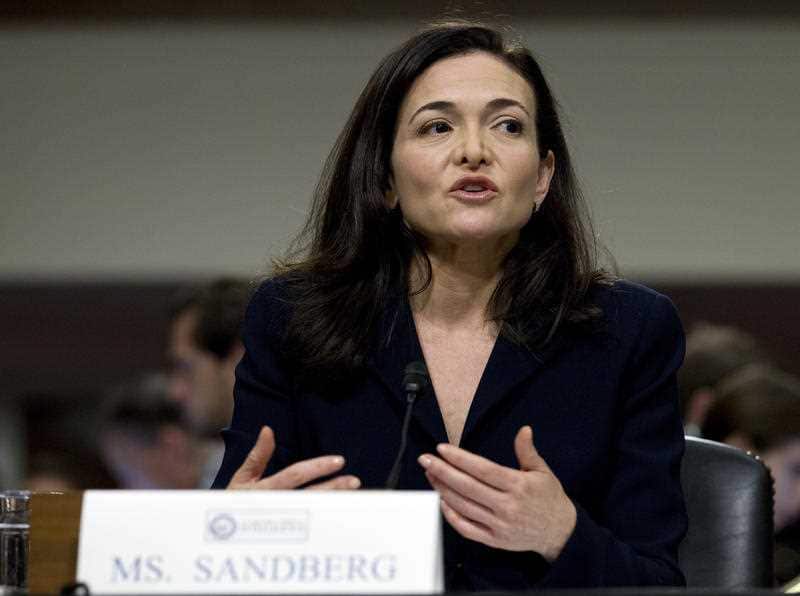 Facebook COO Sheryl Sandberg testifies before the US Congress