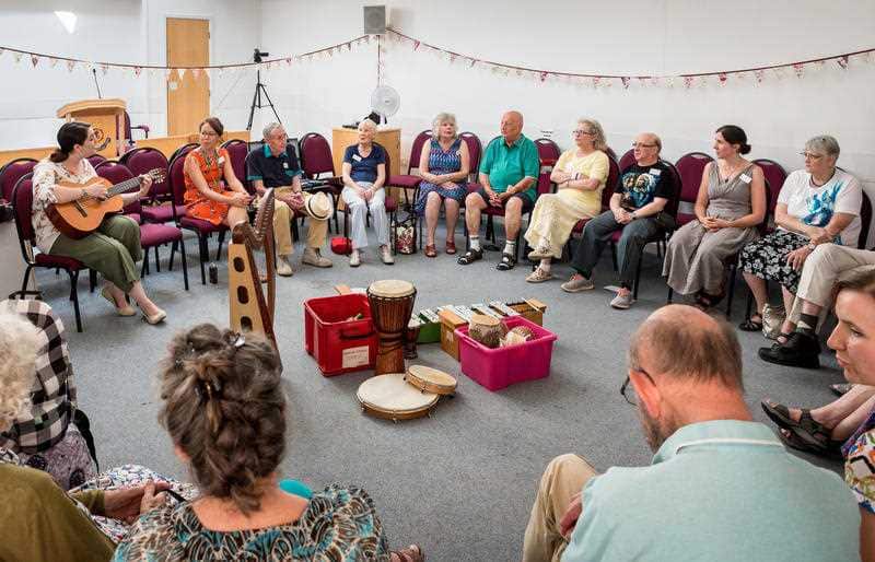 Music therapy can provide people living with dementia a management strategy that does not rely on medication