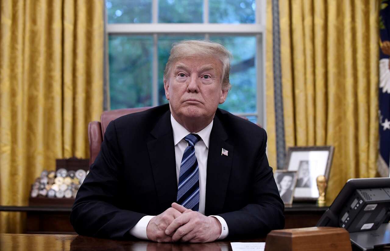 US President Donald Trump on Tuesday.