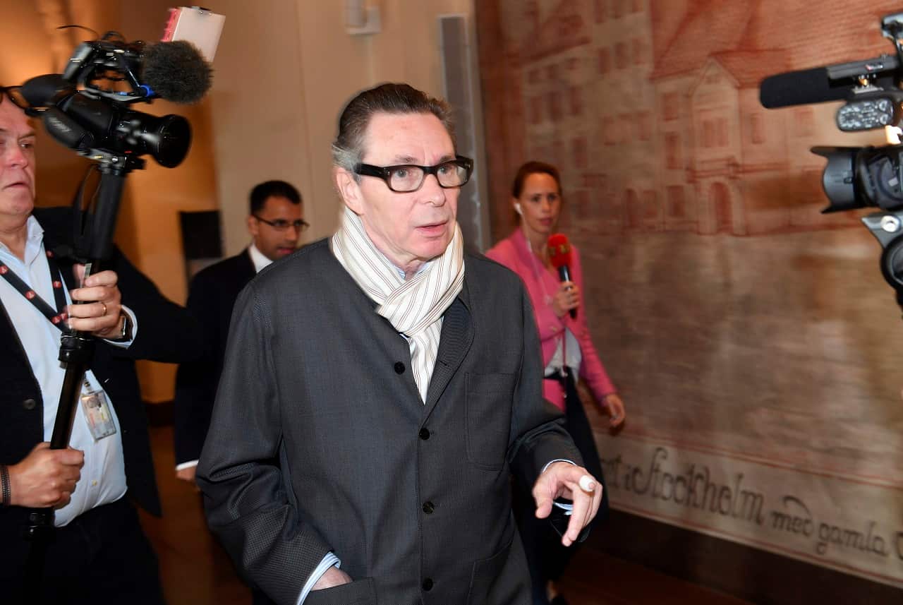 ean-Claude Arnault arrives to the district court in Stockholm on September 19.